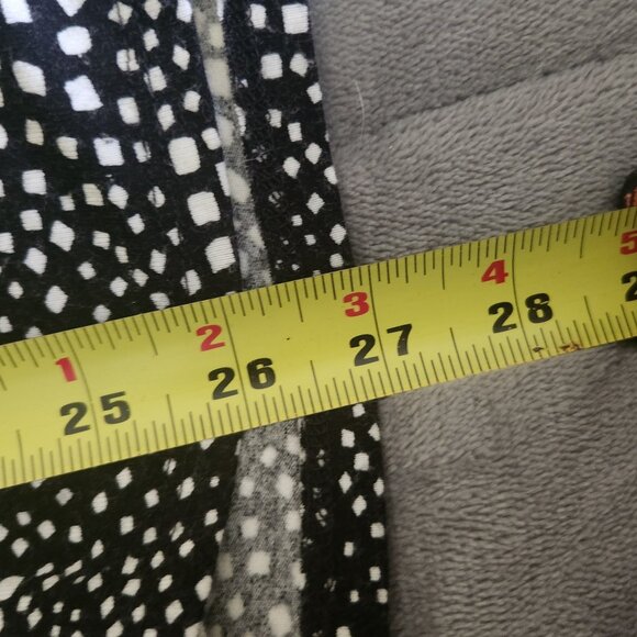 N28 Sexy Plunging Neckline classic black & white Blouson sleeve Reitman's Sz 1X - Picture 10 of 10